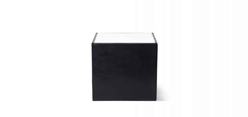 Mietmobiliar für Event Cubix Tisch schwarz